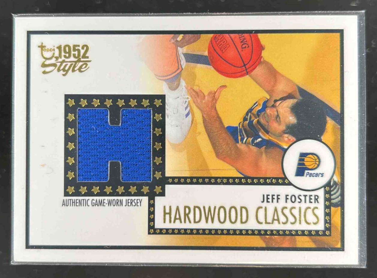 Card image for 2005-06 TOPPS 1952 STYLE JEFF FOSTER HARDWOOD CLASSICS #HCR-JF INDIANA PACERS