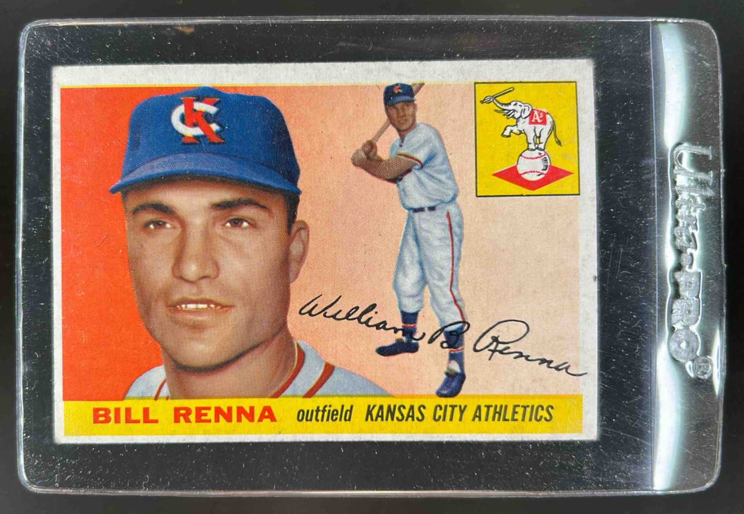 Card image for 1955 TOPPS BILL RENNA #121