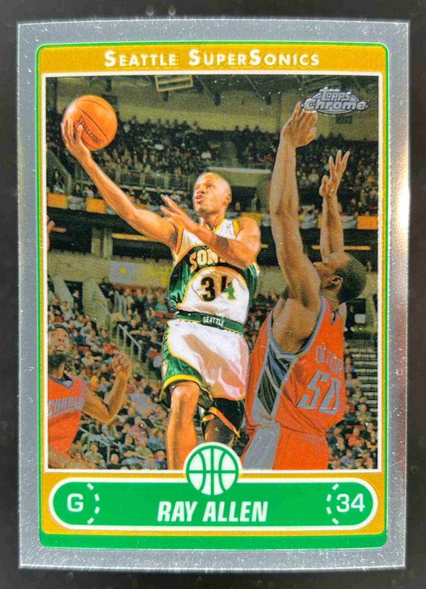 Card image for 2006-07 TOPPS CHROME RAY ALLEN #26