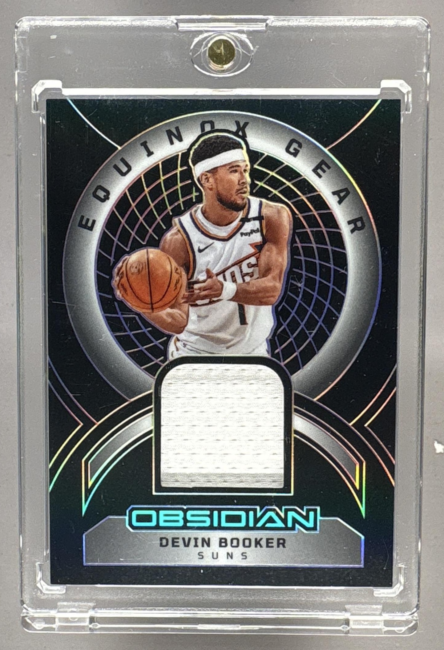2024-25 PANINI OBSIDIAN DEVIN BOOKER #EG-DVN EQUINOX GEAR 50/249 PATCH SUNS