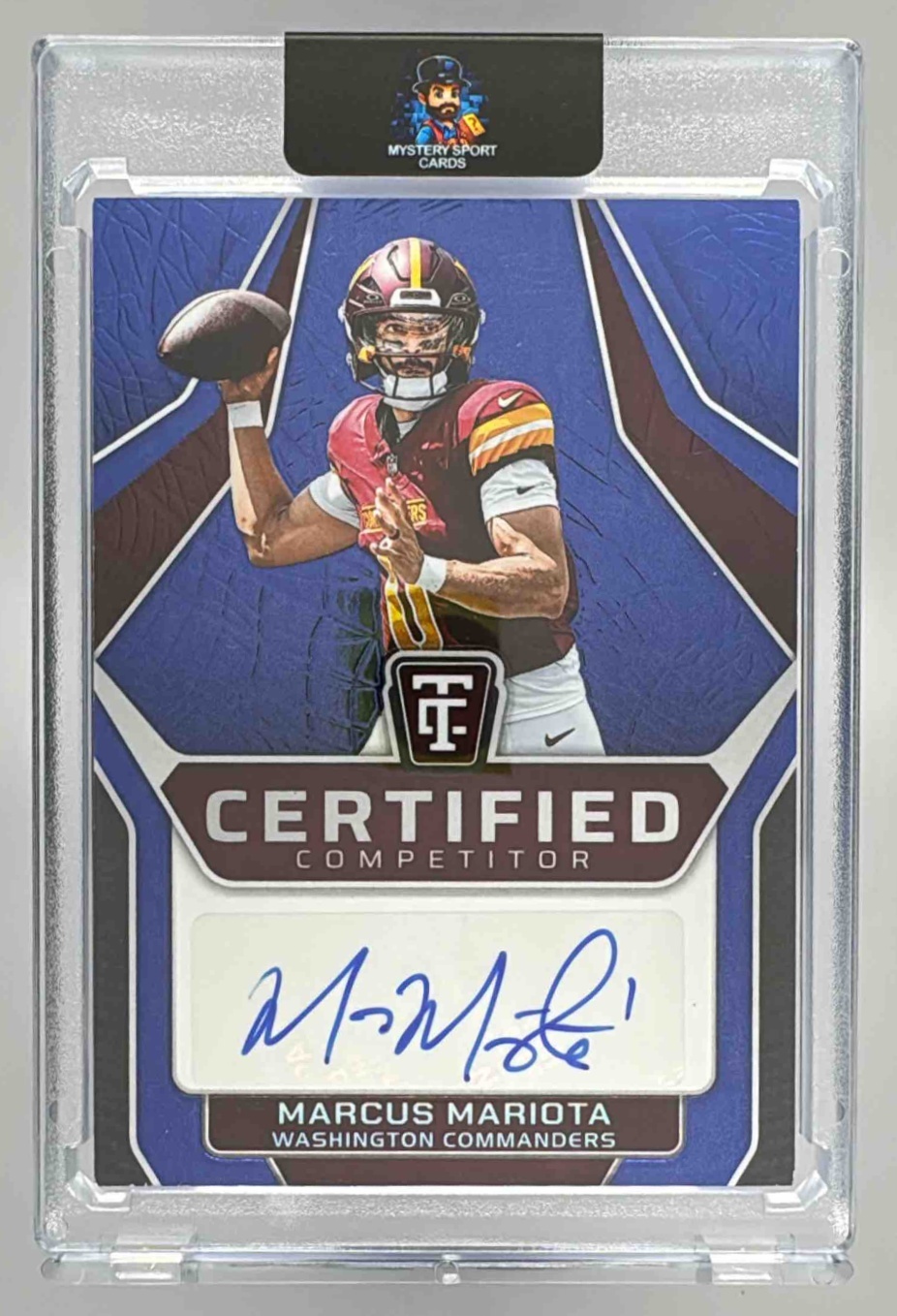 Card image for 2024 Panini Contenders Optic Jartavius Martin Rookie Ticket Auto Orange Prizm /50 #165 RC Commanders