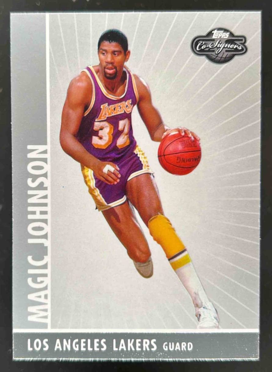 Card image for 2008-09 TOPPS CO-SIGNERS MAGIC JOHNSON #100 LOS ANGELES LAKERS