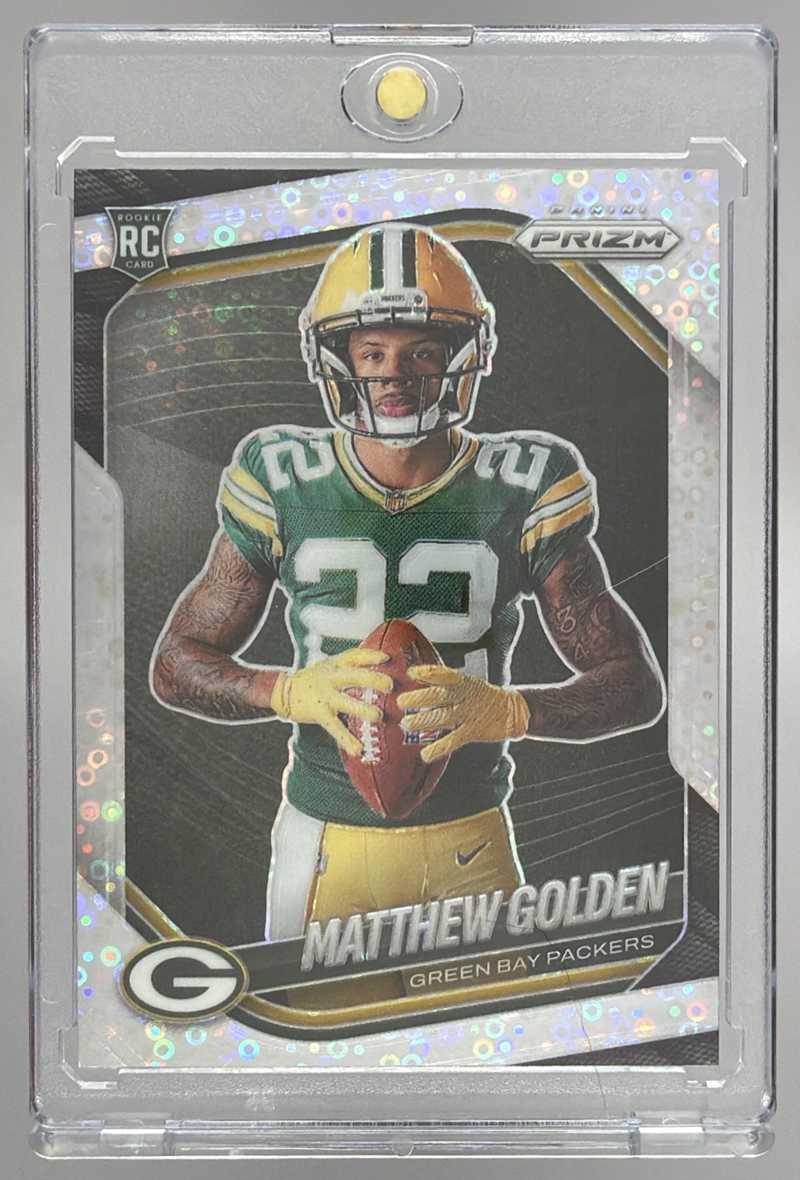 Card image for 2025 Panini Football Honors Matthew Golden Rookies /99 #41 RC Green Bay Packers