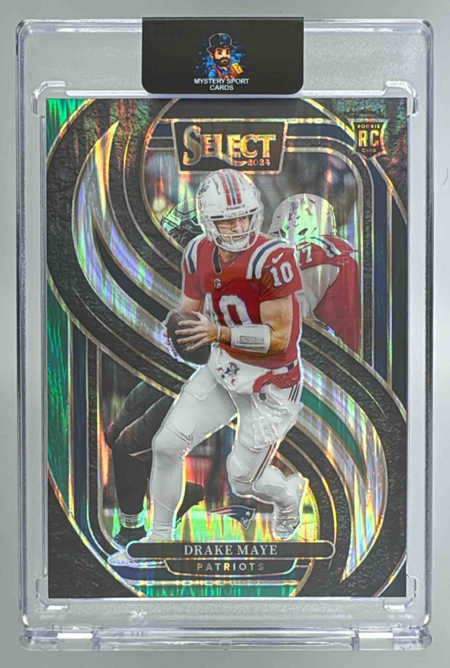 Card image for 2024 Panini Football Select Drake Maye Premier #113 RC New England Patriots