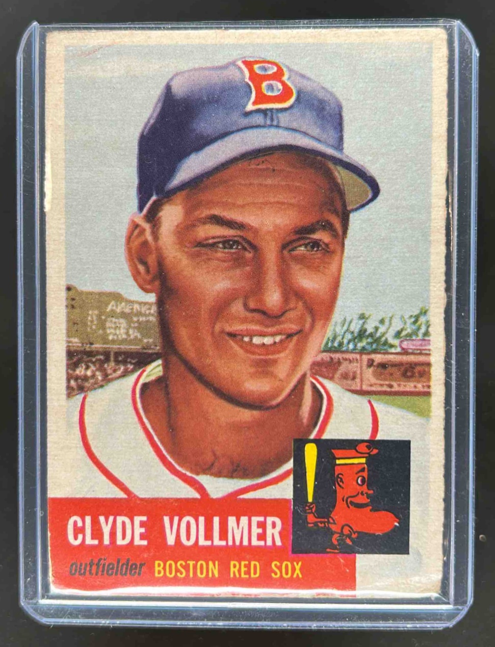 Card image for 1953 TOPPS BASEBALL CLYDE VOLLMER #32 BOSTON RED SOX