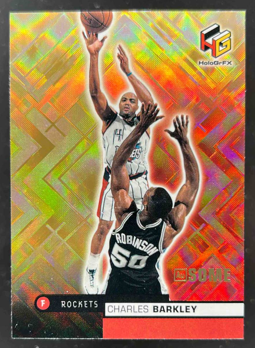 Card image for 1999-00 UPPER DECK HOLOGRFX CHARLES BARKLEY AUSOME #21 AU HOUSTON ROCKETS