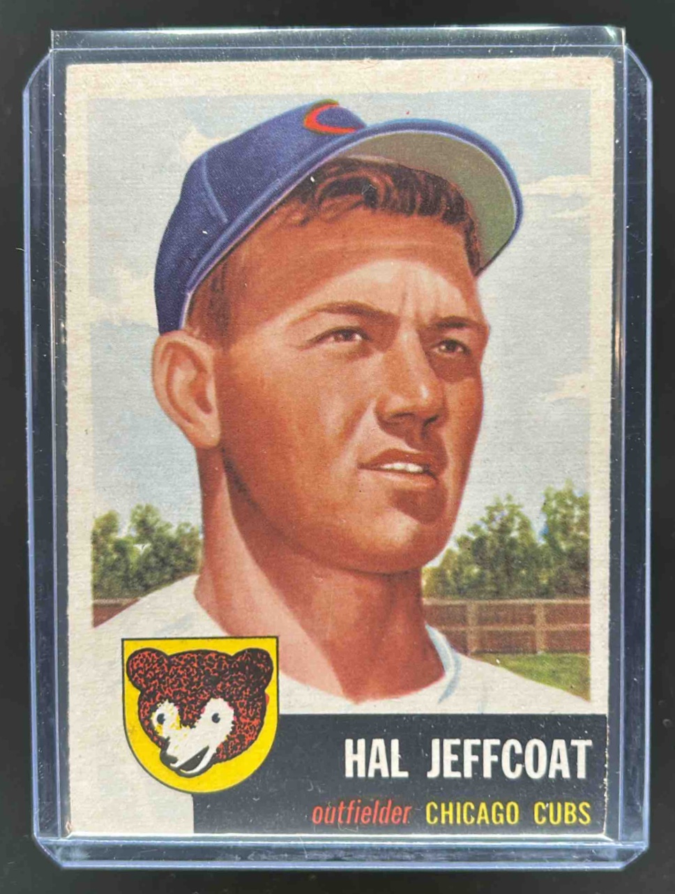 Card image for 1953 TOPPS BASEBALL HAL JEFFCOAT #29 CHICAGO CUBS