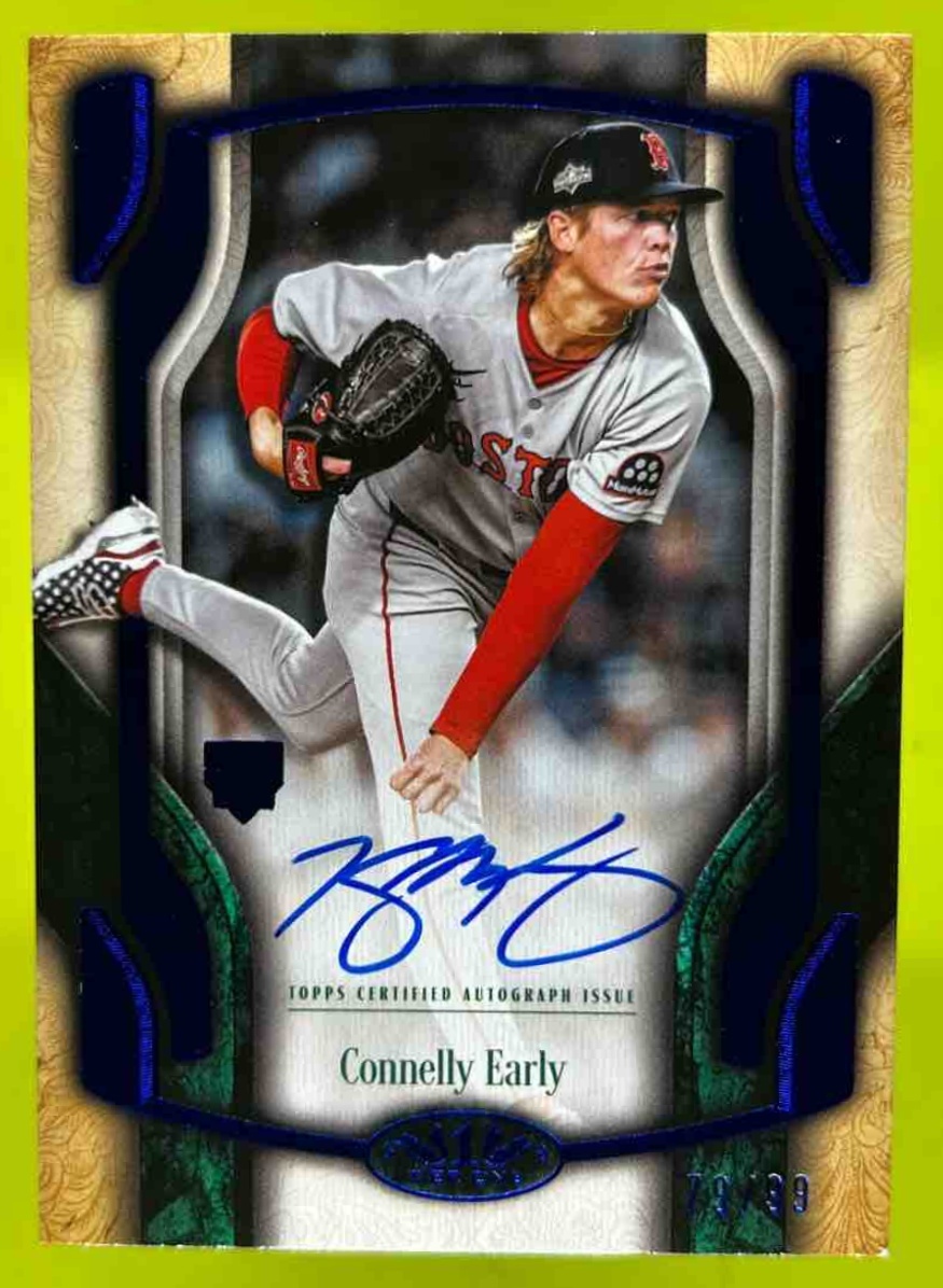 Card image for Connelly Early 2026 Topps Tier One Break Out Auto Blue Foil /99