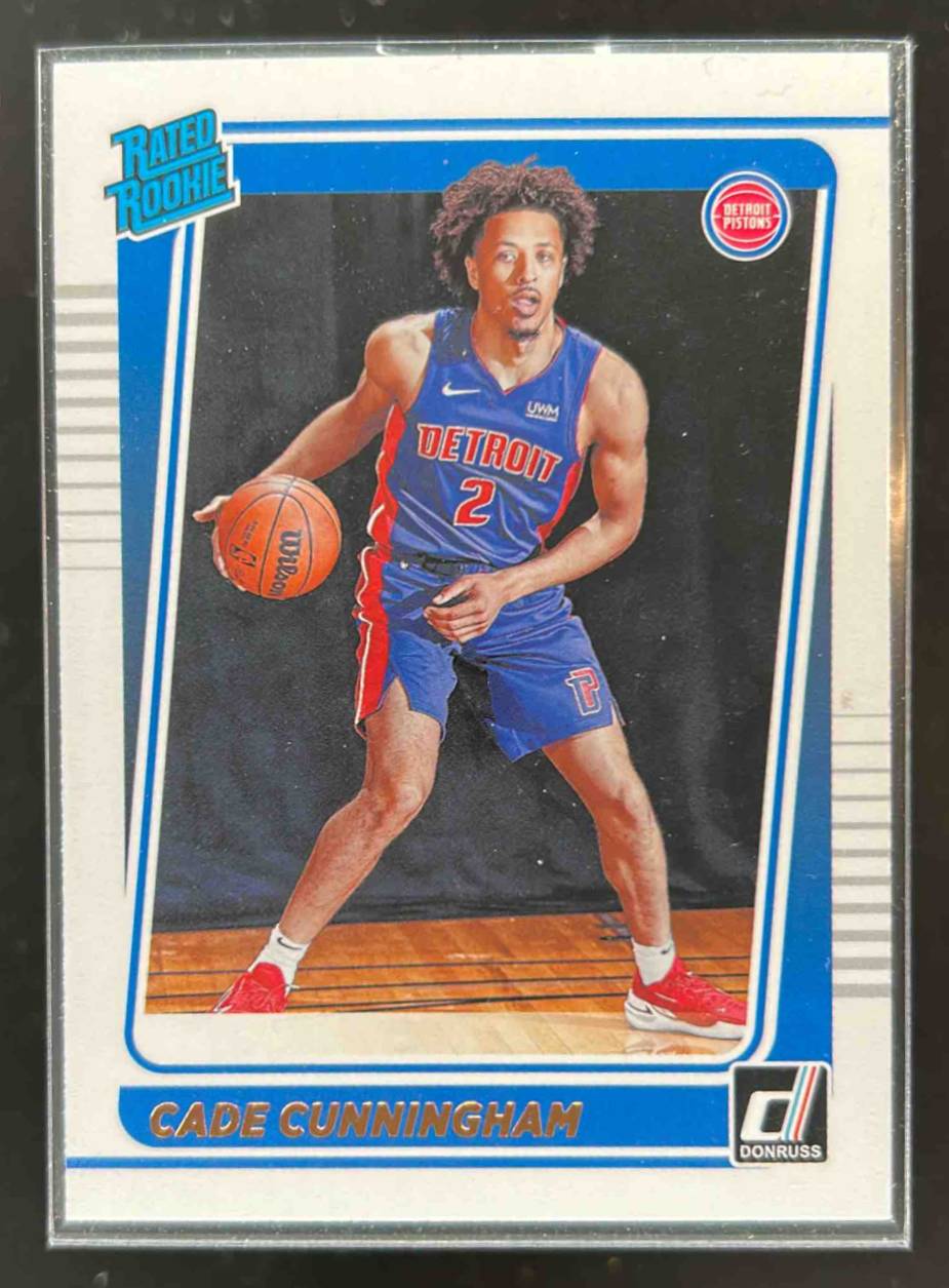 Card image for 2021-22 PANINI DONRUSS CADE CUNNINGHAM #211 RC ROOKIE DETROIT PISTONS