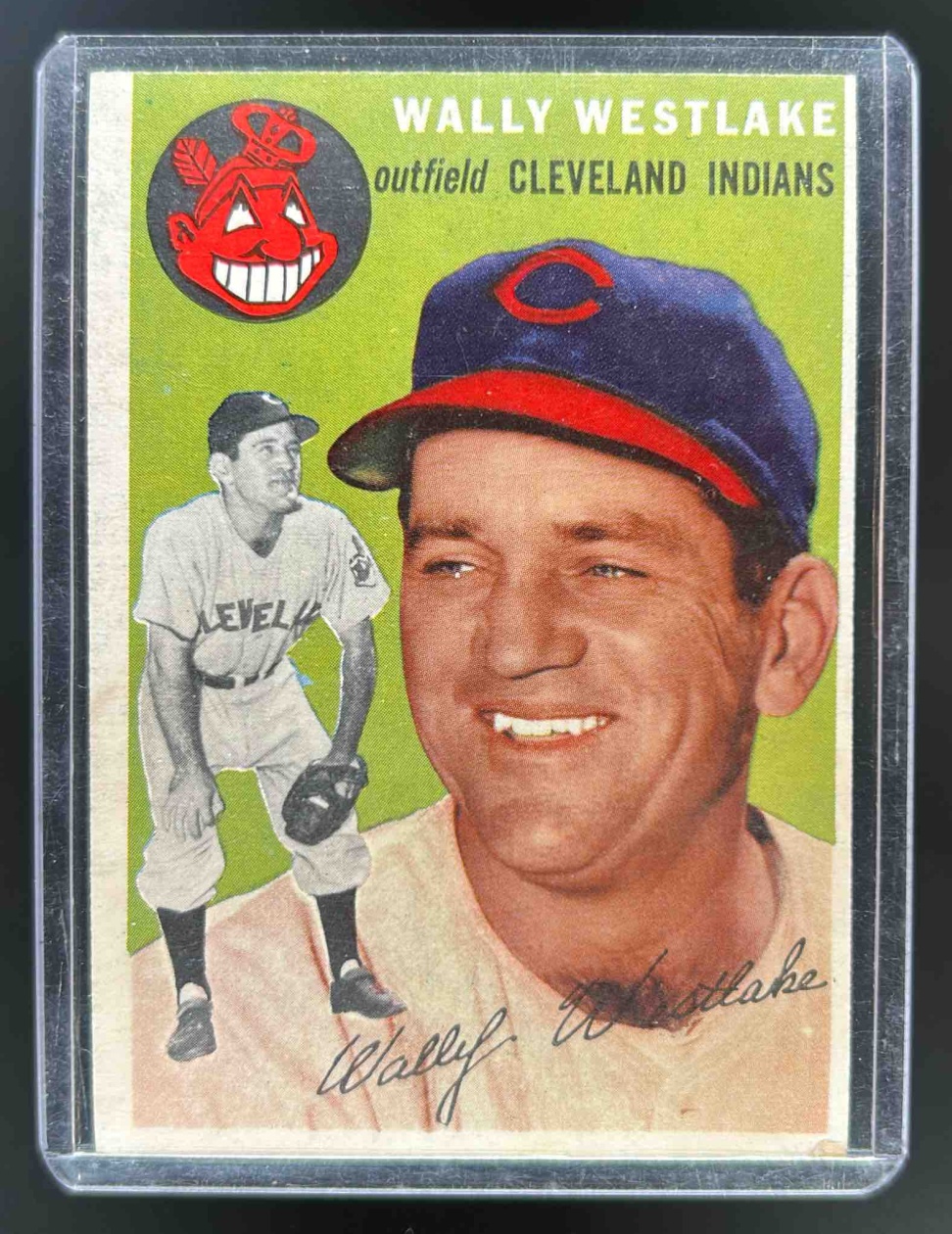 Card image for 1954 TOPPS BASEBALL WALLY WESTLAKE #92