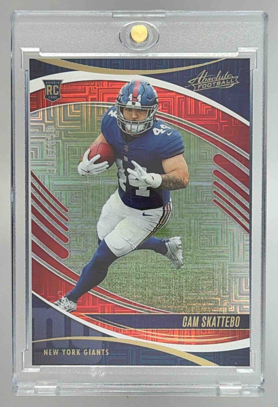 Card image for 2025 Panini Football Absolute Cam Skattebo Rookies #110 RC New York Giants