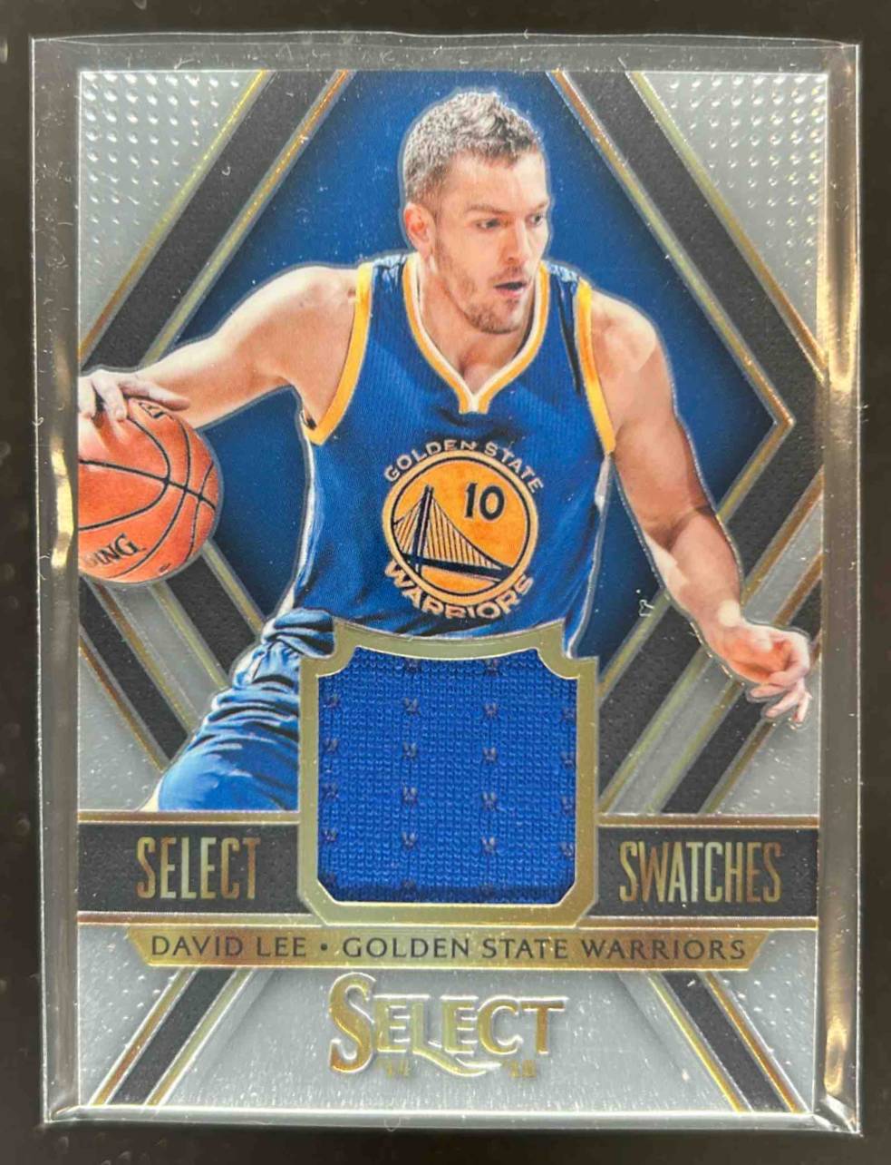 Card image for 2014-15 PANINI SELECT DAVID LEE SWATCHES /75 #17 GOLDEN STATE WARRIORS