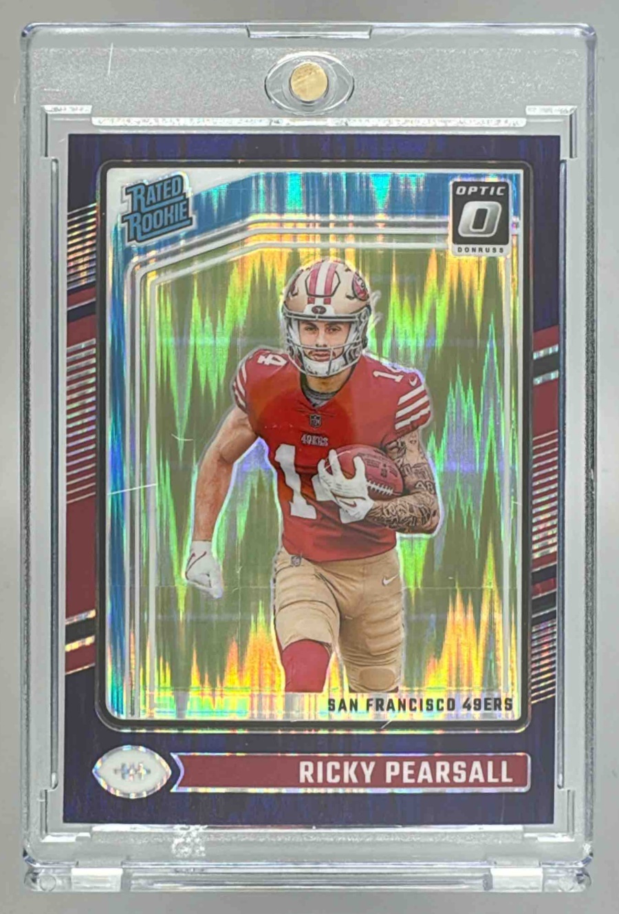 Card image for 2024 Panini Donruss Optic Ricky Pearsall #284 Rated Rookie 49ers