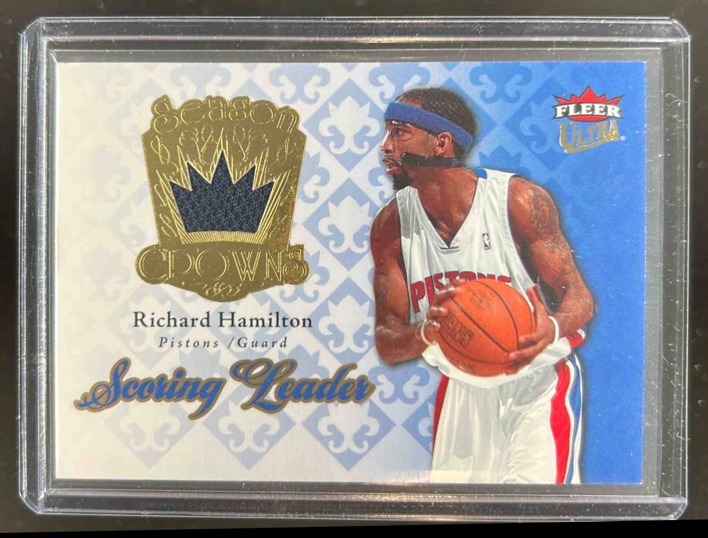 Card image for 2007-08 Fleer Ultra Richard Hamilton Season Crowns Memorabilia #SC-12 MEM