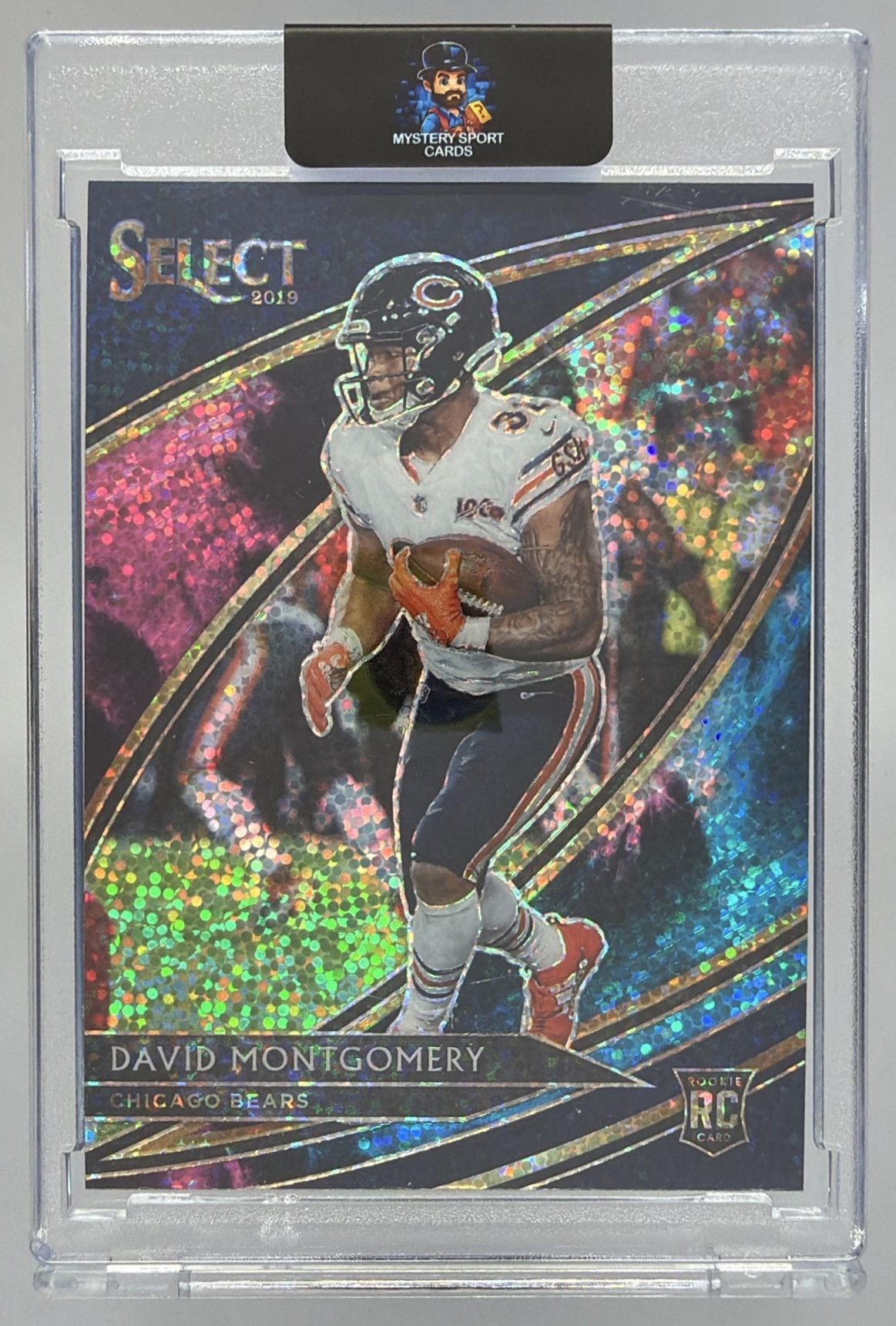 Card image for 2020 Panini Football Select David Montgomery #214 Club Chicago Bears