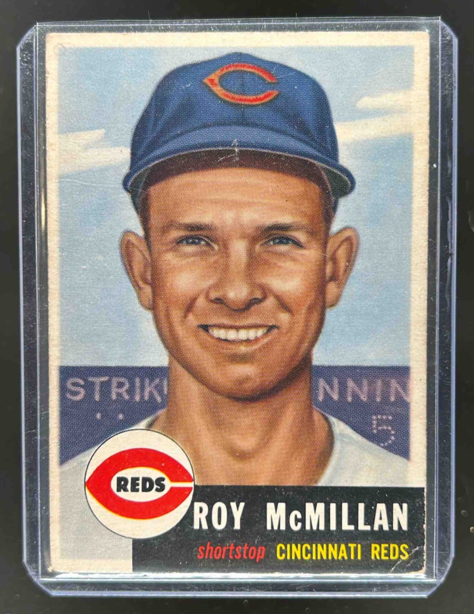 Card image for 1953 TOPPS BASEBALL ROY MCMILLAN #259 CINCINNATI REDS