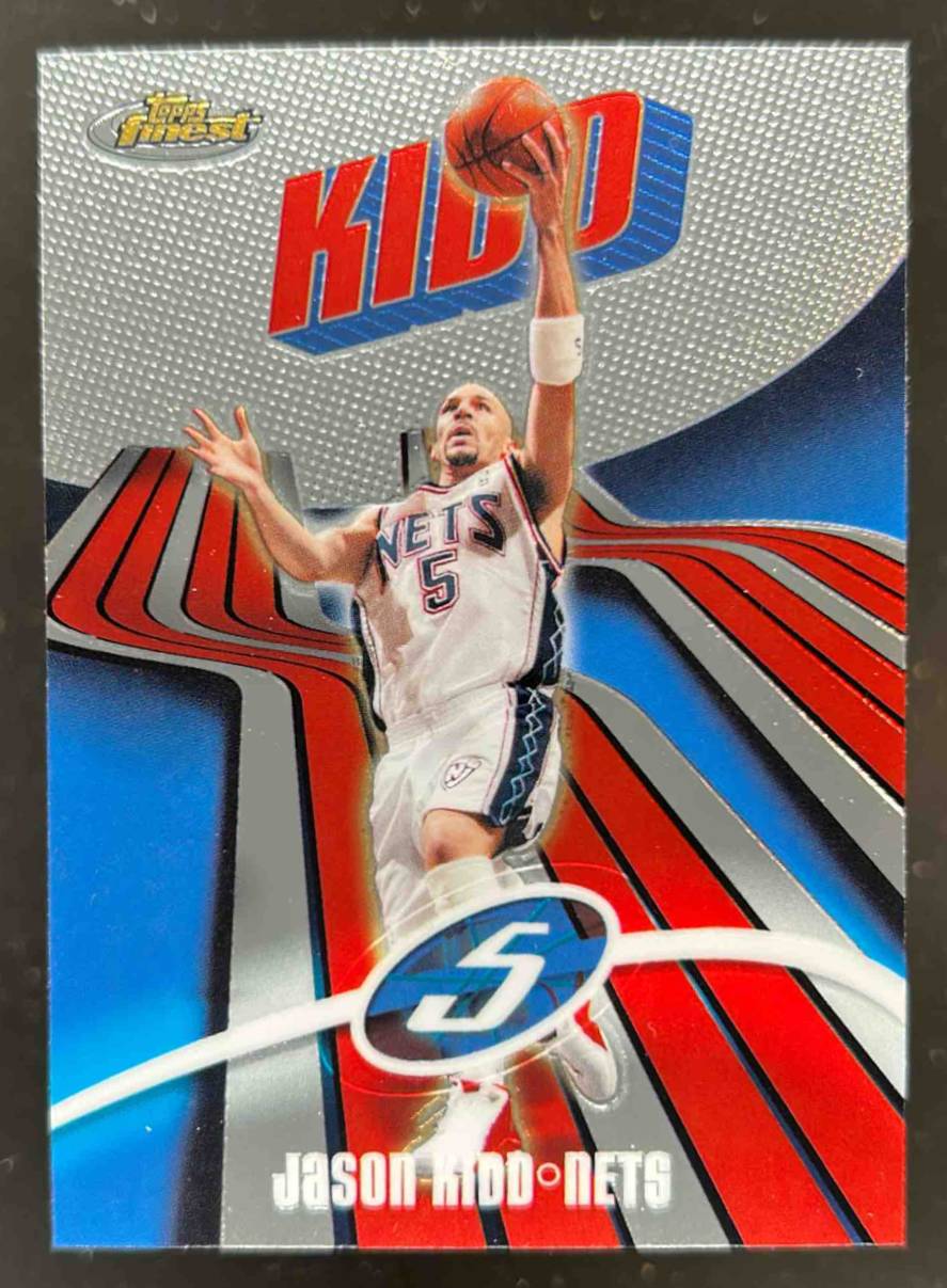 Card image for 2003-04 TOPPS FINEST JASON KIDD #5 NEW JERSEY NETS