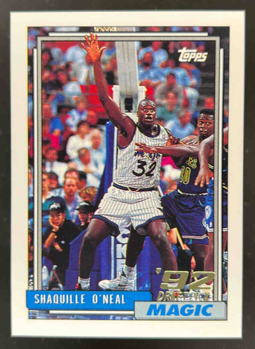 Card image for 1992-93 TOPPS SHAQUILLE O'NEAL #362 RC ROOKIE ORLANDO MAGIC
