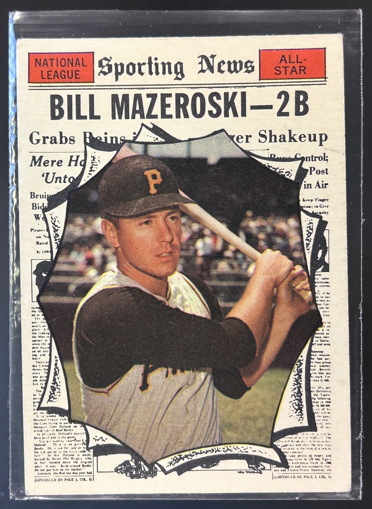 Card image for 1961 TOPPS BILL MAZEROSKI #571 PITTSBURGH PIRATES HIGH # ALL STAR
