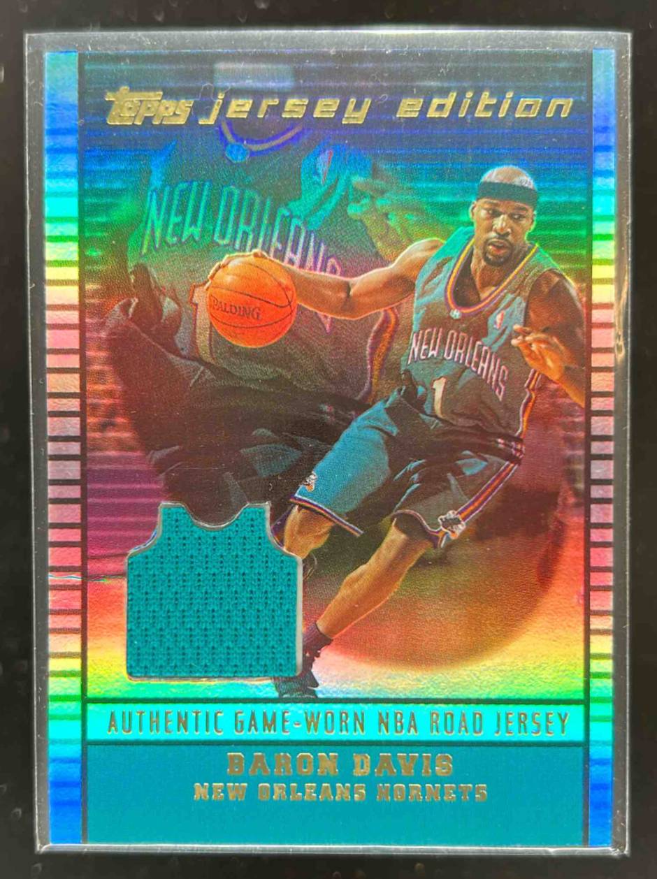Card image for 2002-03 TOPPS JERSEY EDITION BARON DAVIS #JEBD