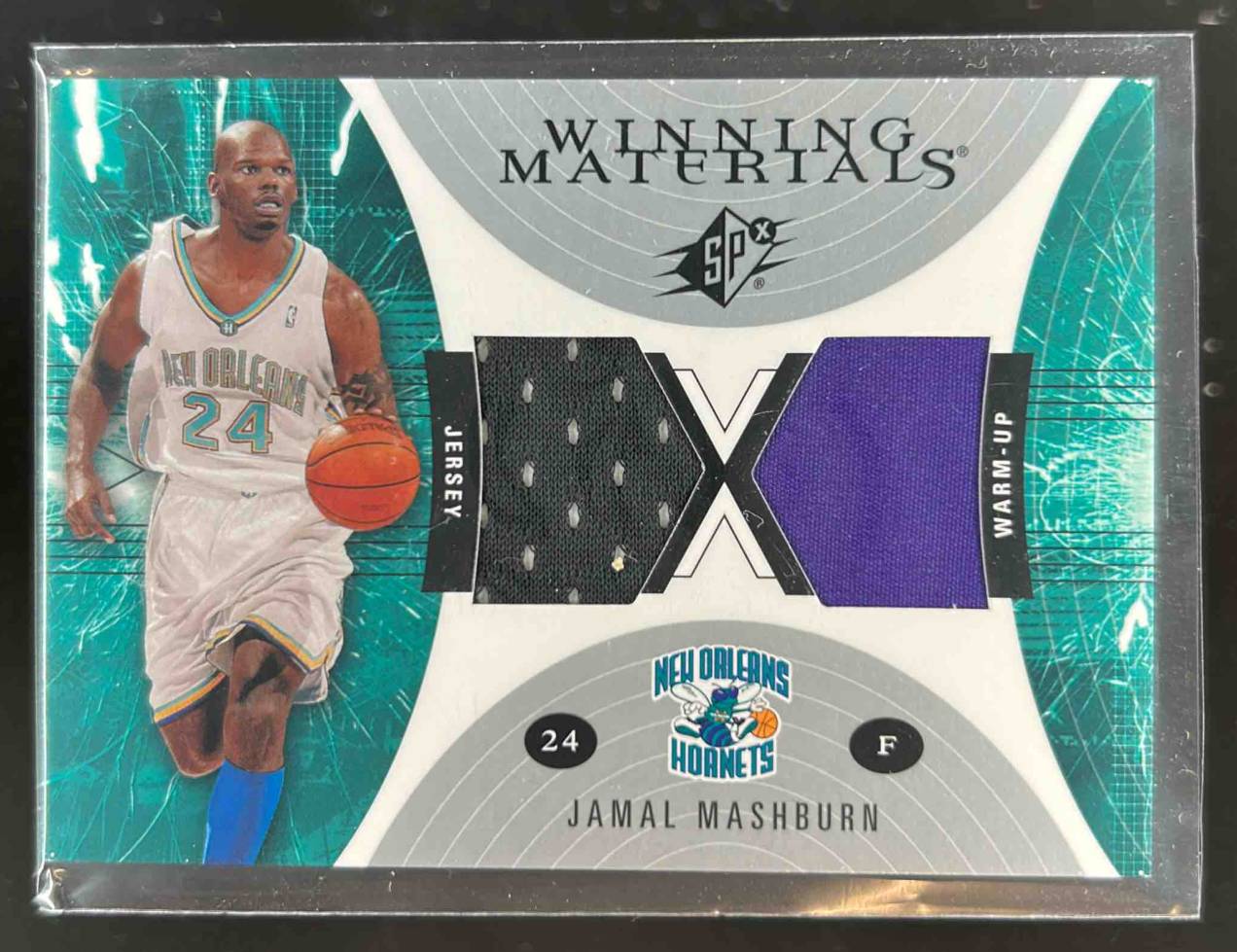 Card image for 2003-04 SPX JAMAL MASHBURN WINNING MATERIALS #WM13 MEM