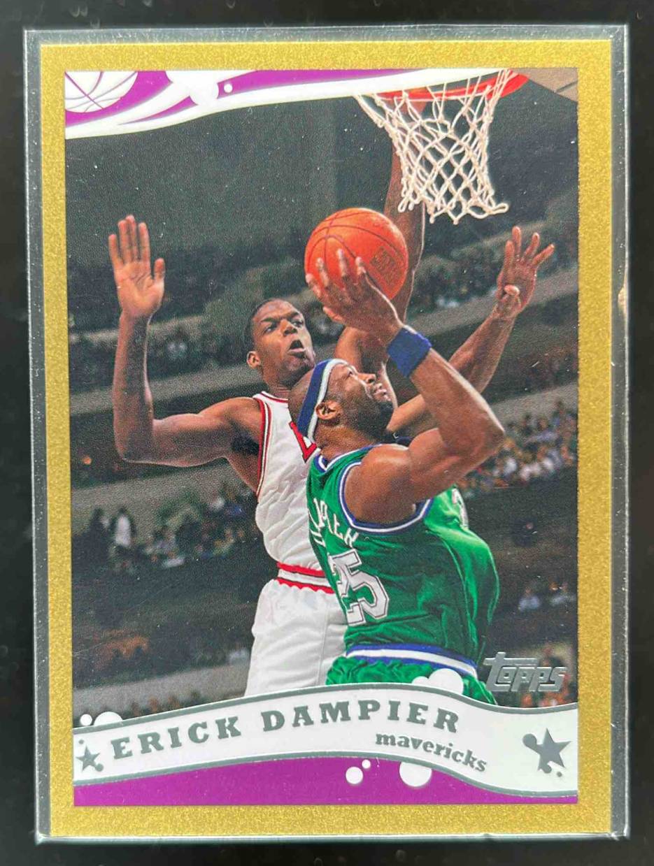 Card image for 2005-06 TOPPS ERICK DAMPIER #219 GOLD 87/99 DALLAS MAVERICKS