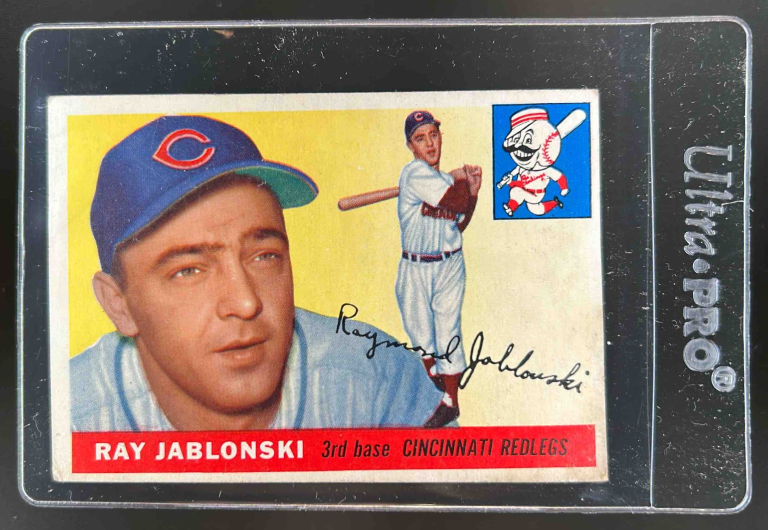 Card image for 1955 TOPPS RAY JABLONSKI #56
