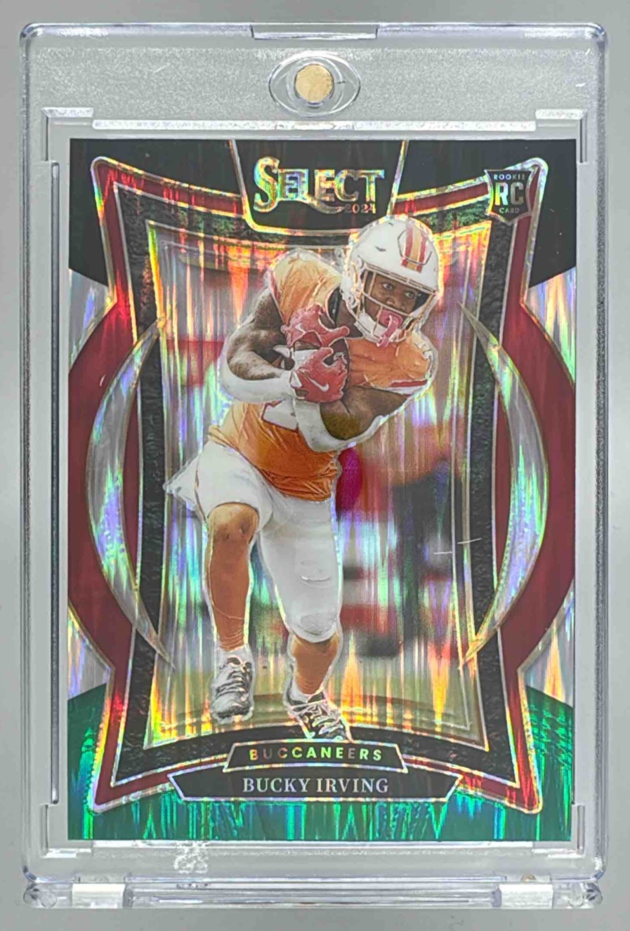 Card image for 2024 Panini Football Select Bucky Irving Concourse #4 RC Tampa Bay Buccaneers