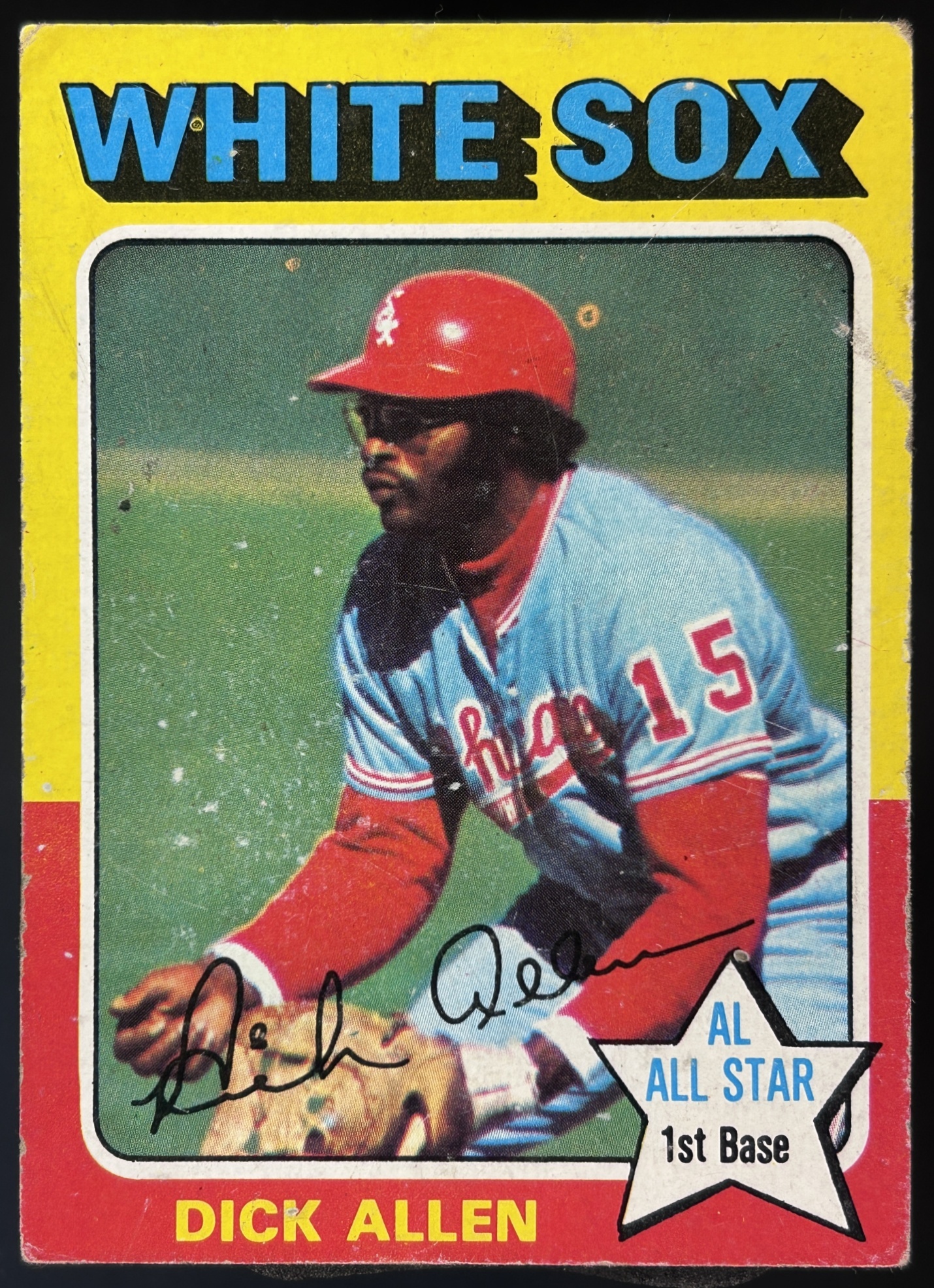 Card image for 1975 TOPPS DICK ALLEN #400 ALL-STAR CHICAGO WHITE SOX