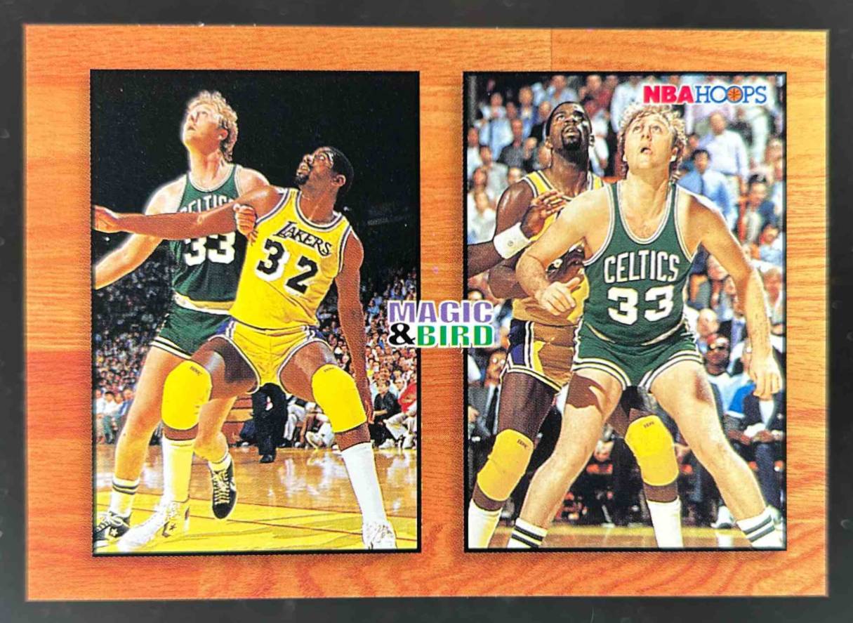 Card image for 1993-94 HOOPS MAGIC JOHNSON/LARRY BIRD INSERTS #MB1