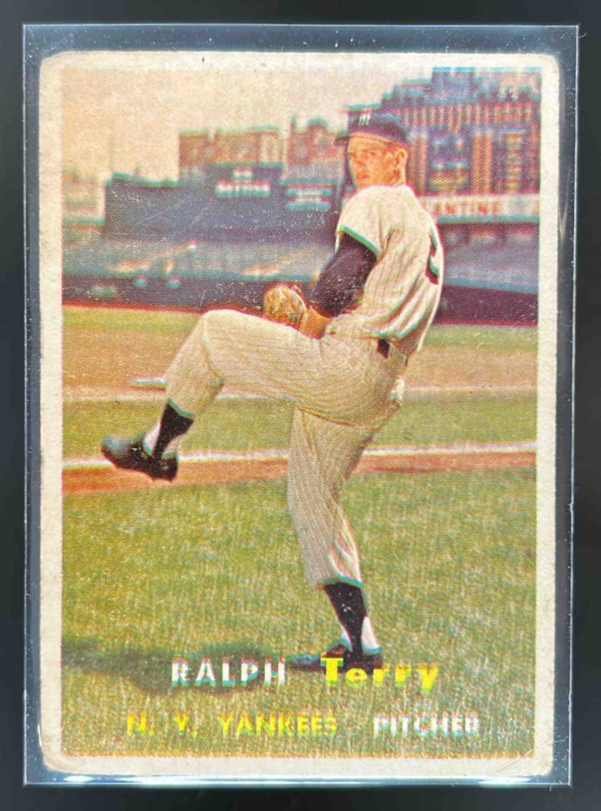 Card image for 1957 TOPPS RALPH TERRY #391 RC ROOKIE NEW YORK YANKEES