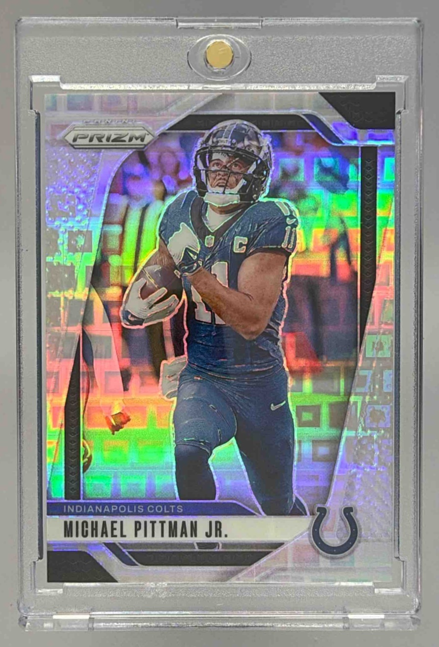 Card image for 2024 Panini Prizm Michael Pittman Jr. Pandora /400 #123 Colts