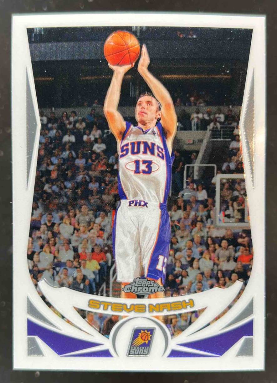 Card image for 2004-05 TOPPS CHROME STEVE NASH #153 PHOENIX SUNS