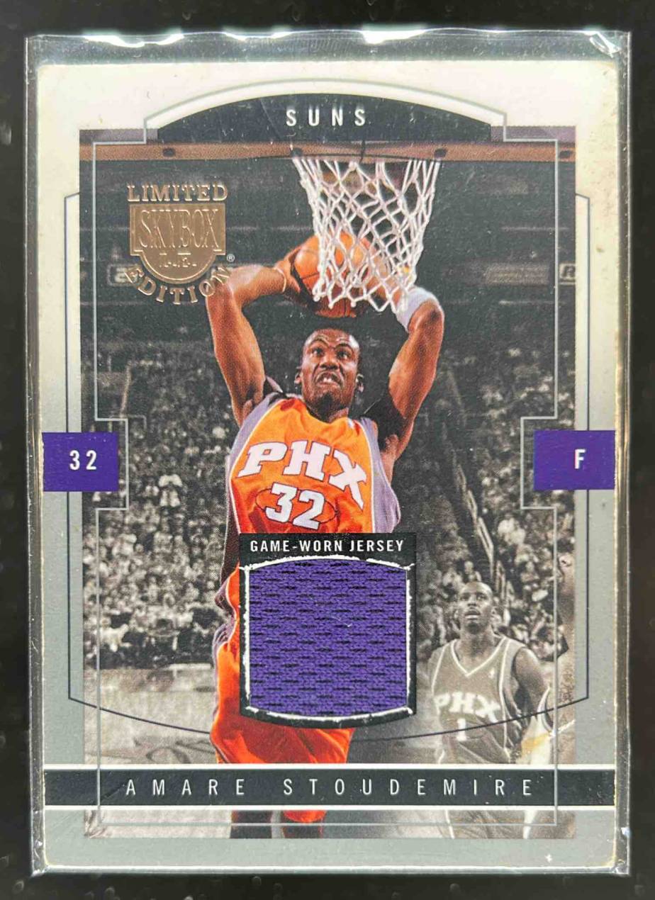 Card image for 2003-04 SKYBOX LE AMARE STOUDEMIRE JERSEY SILVER PROOFS /50 #98 PHOENIX SUNS