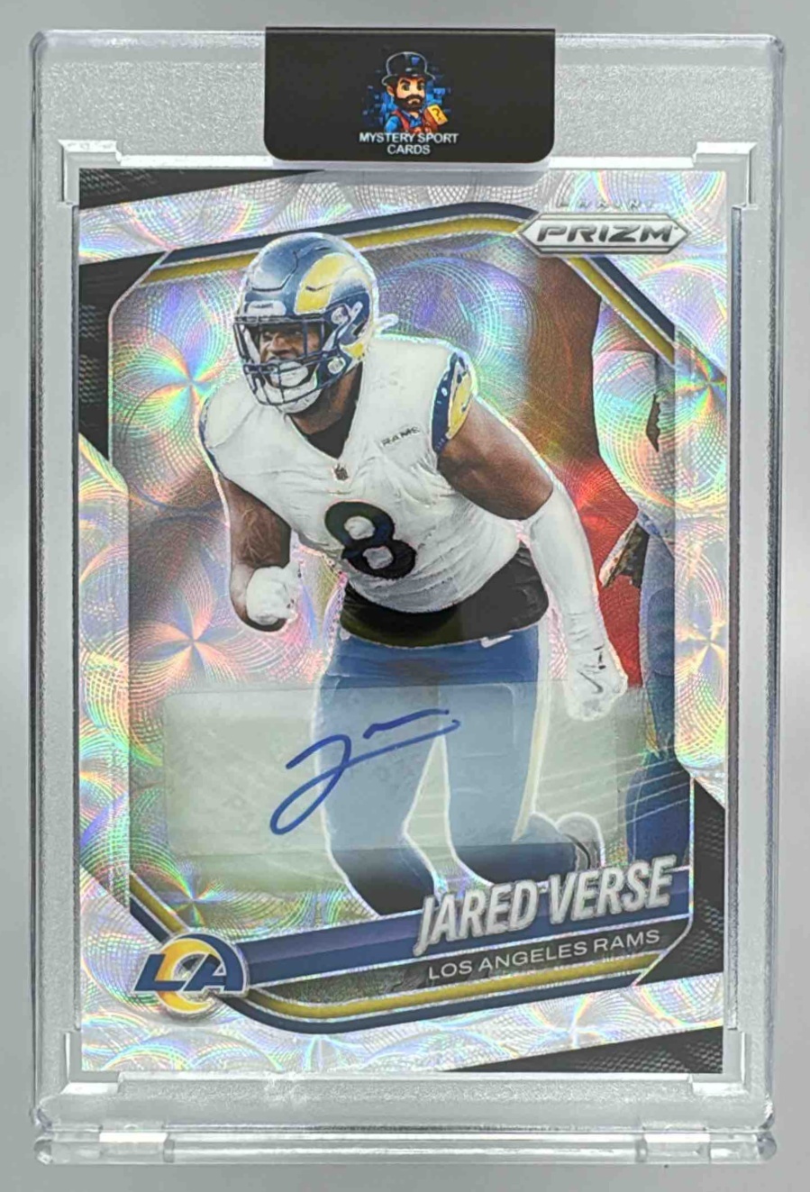Card image for 2025 Panini Football Prizm Jared Verse Choice Auto /100 #30 Los Angeles Rams