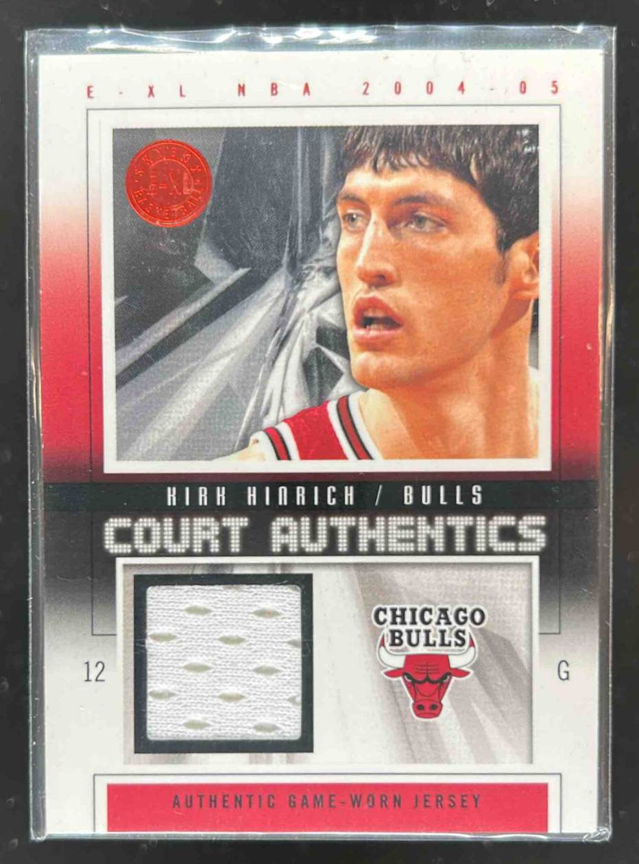 Card image for 2004-05 SKYBOX E-XL KIRK HINRICH COURT AUTHENTICS /500 #CA-KH CHICAGO BULLS