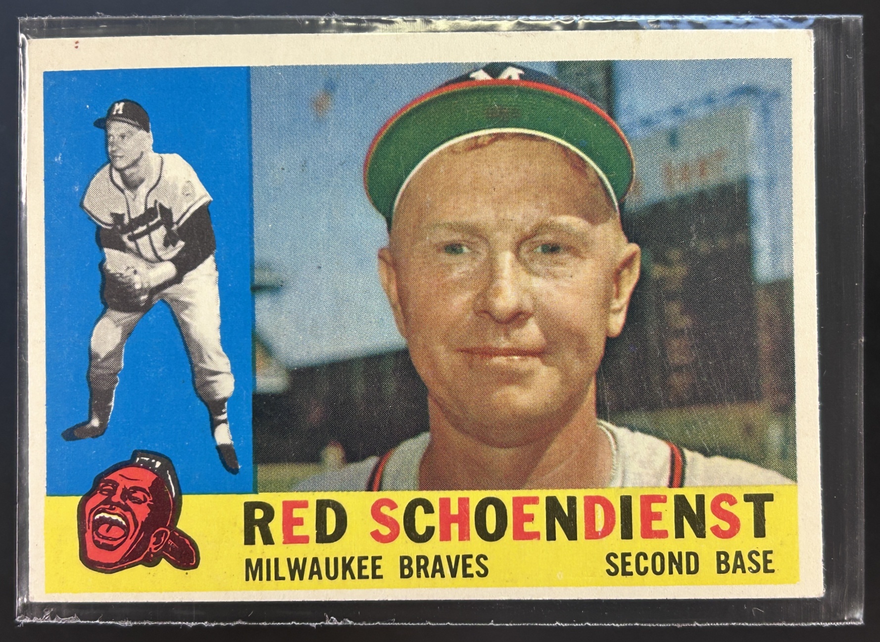 Card image for 1960 TOPPS RED SCHOENDIENST #335