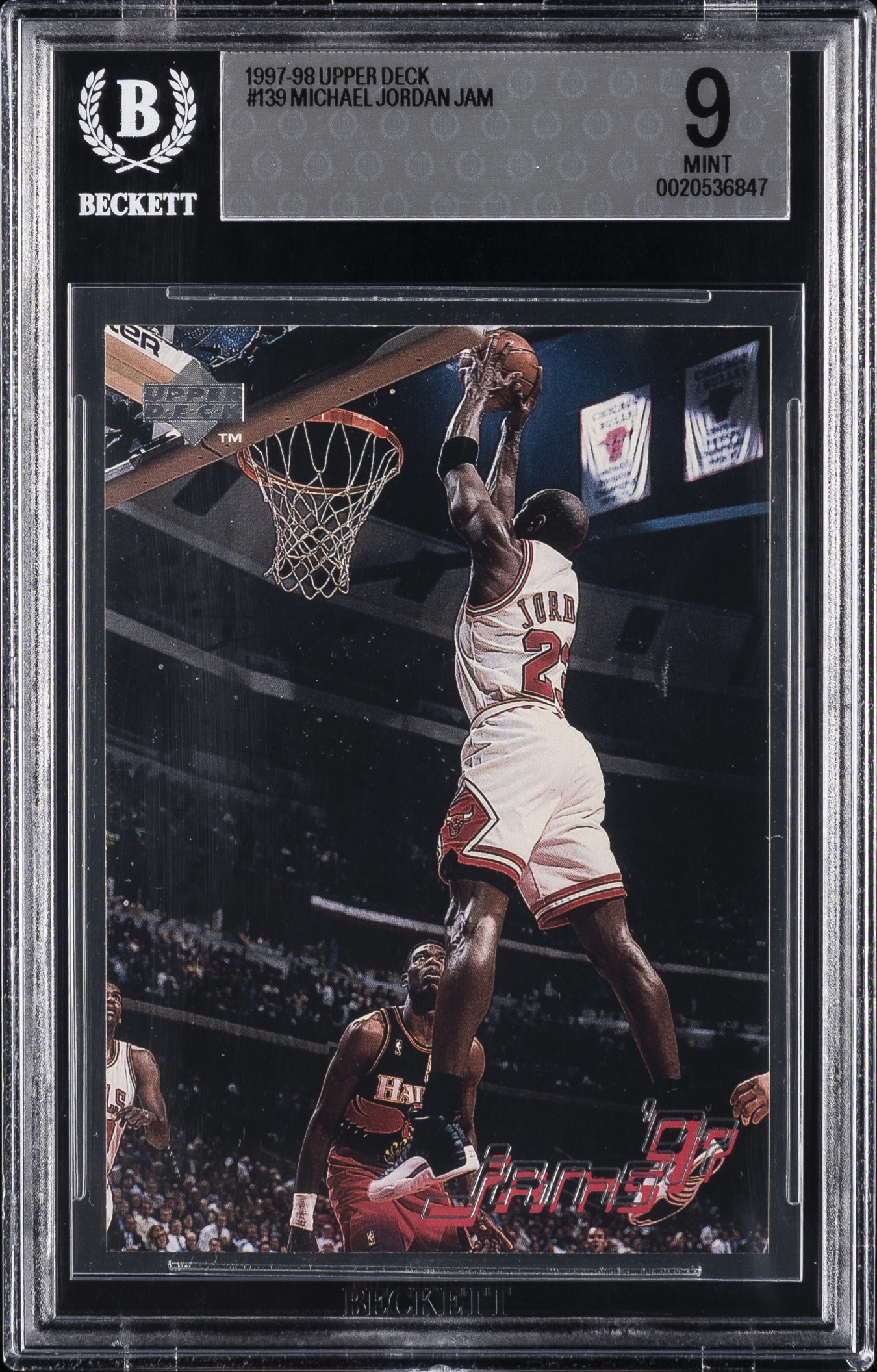 1996-97 Topps Basketball Michael Jordan #139 Chicago Bulls BGS 9