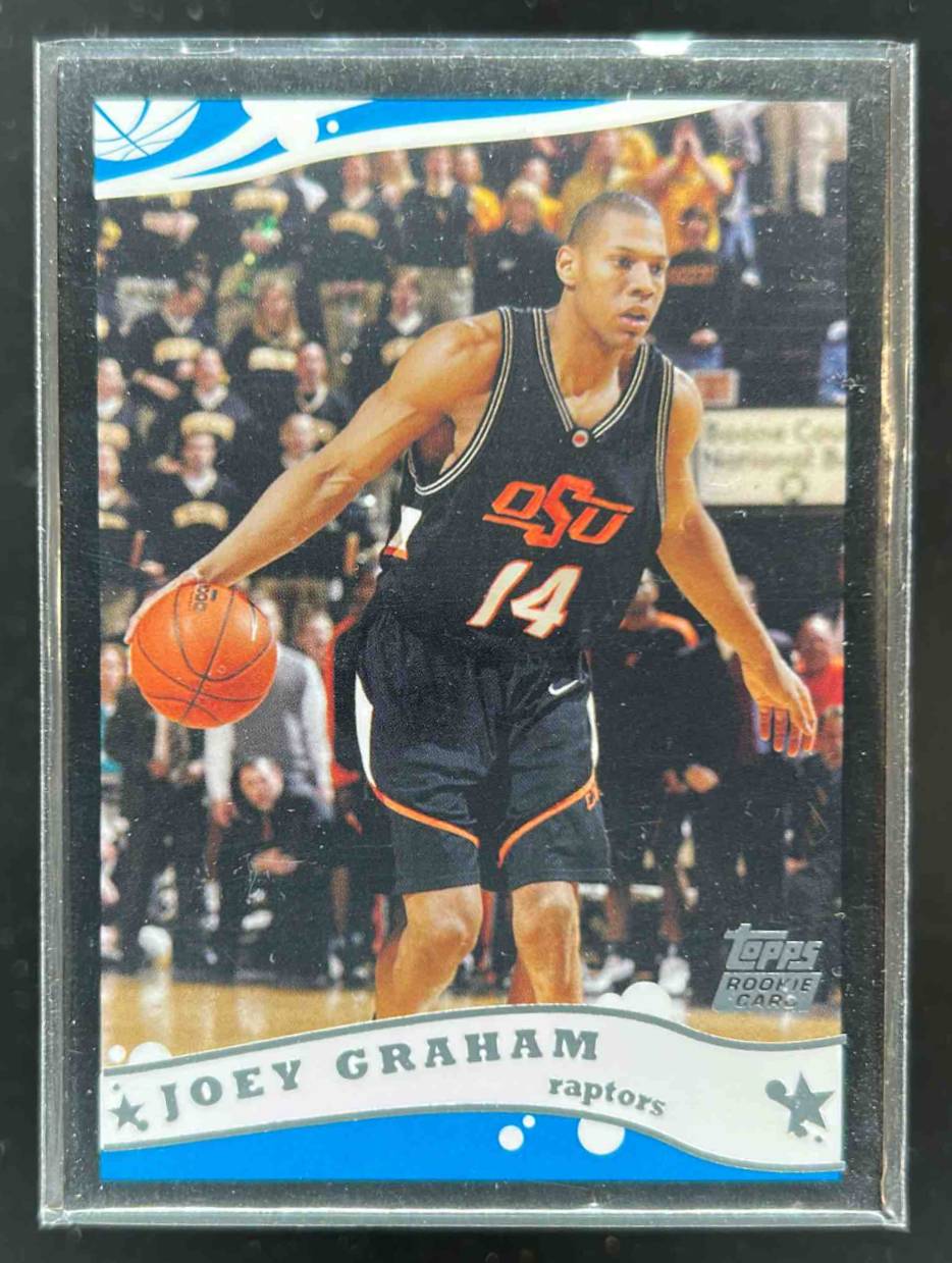 Card image for 2005-06 TOPPS JOEY GRAHAM #236 BLACK 239/500 RC TORONTO RAPTORS