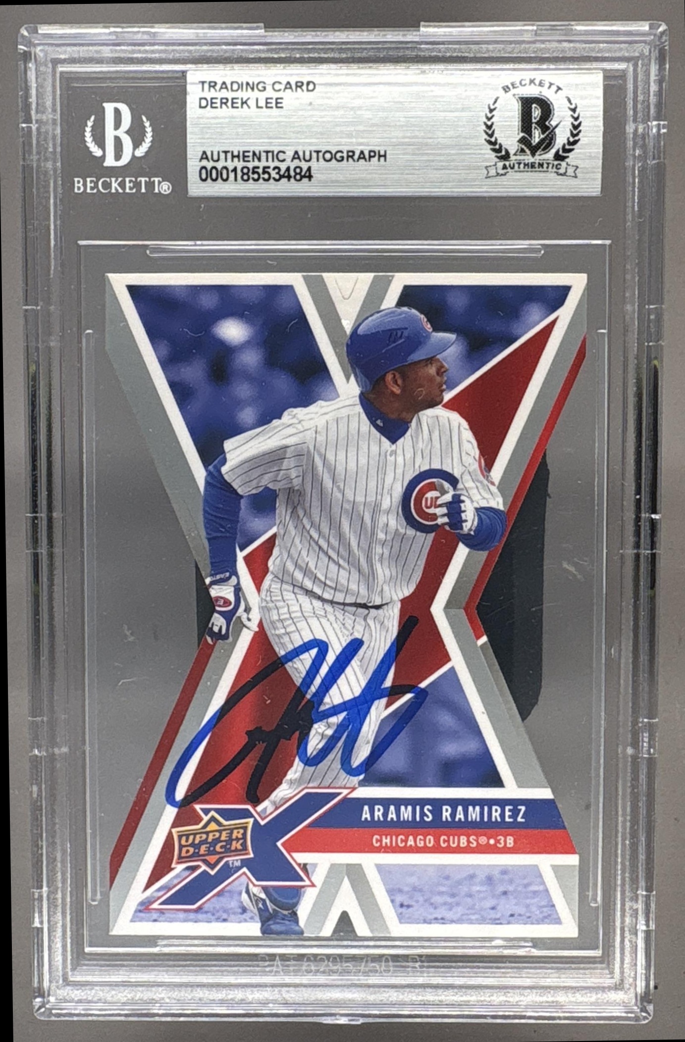 2008 UD A PIECE OF HISTORY RAMIREZ #BSM-11 BOX SCORE MEMORIES JERSEY AUTO /99