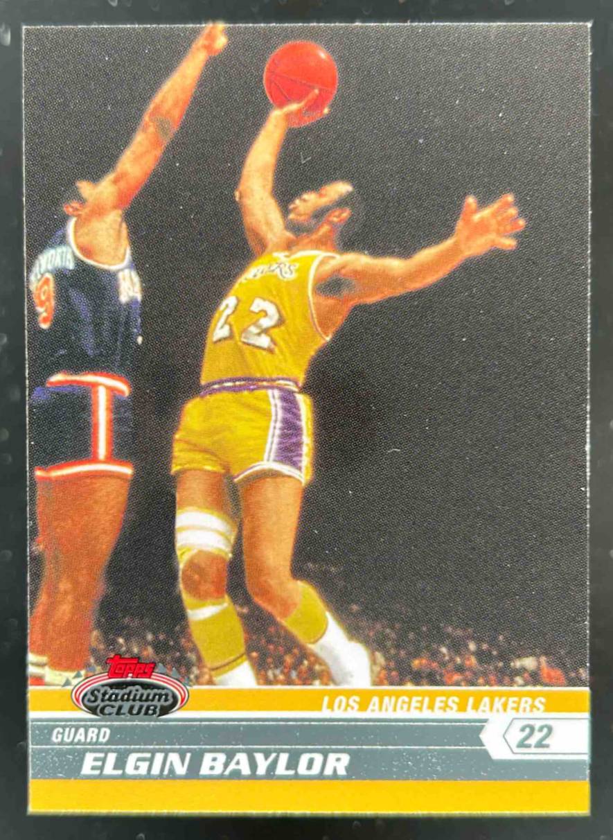 Card image for 2007-08 TOPPS STADIUM CLUB ELGIN BAYLOR #95 LOS ANGELES LAKERS