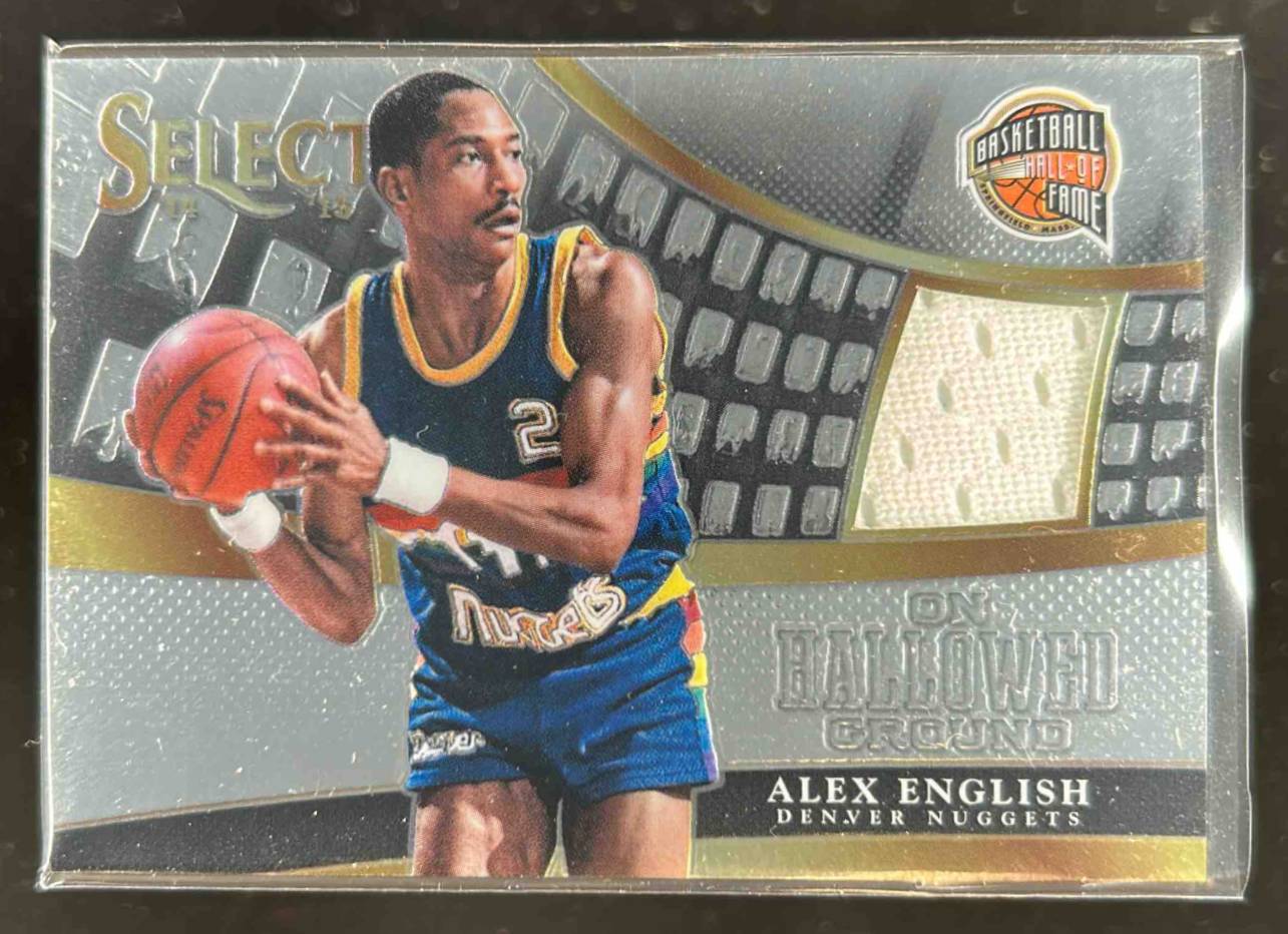 Card image for 2014-15 Panini Select Alex English On Hallowed Ground Jerseys 66 /149 #6