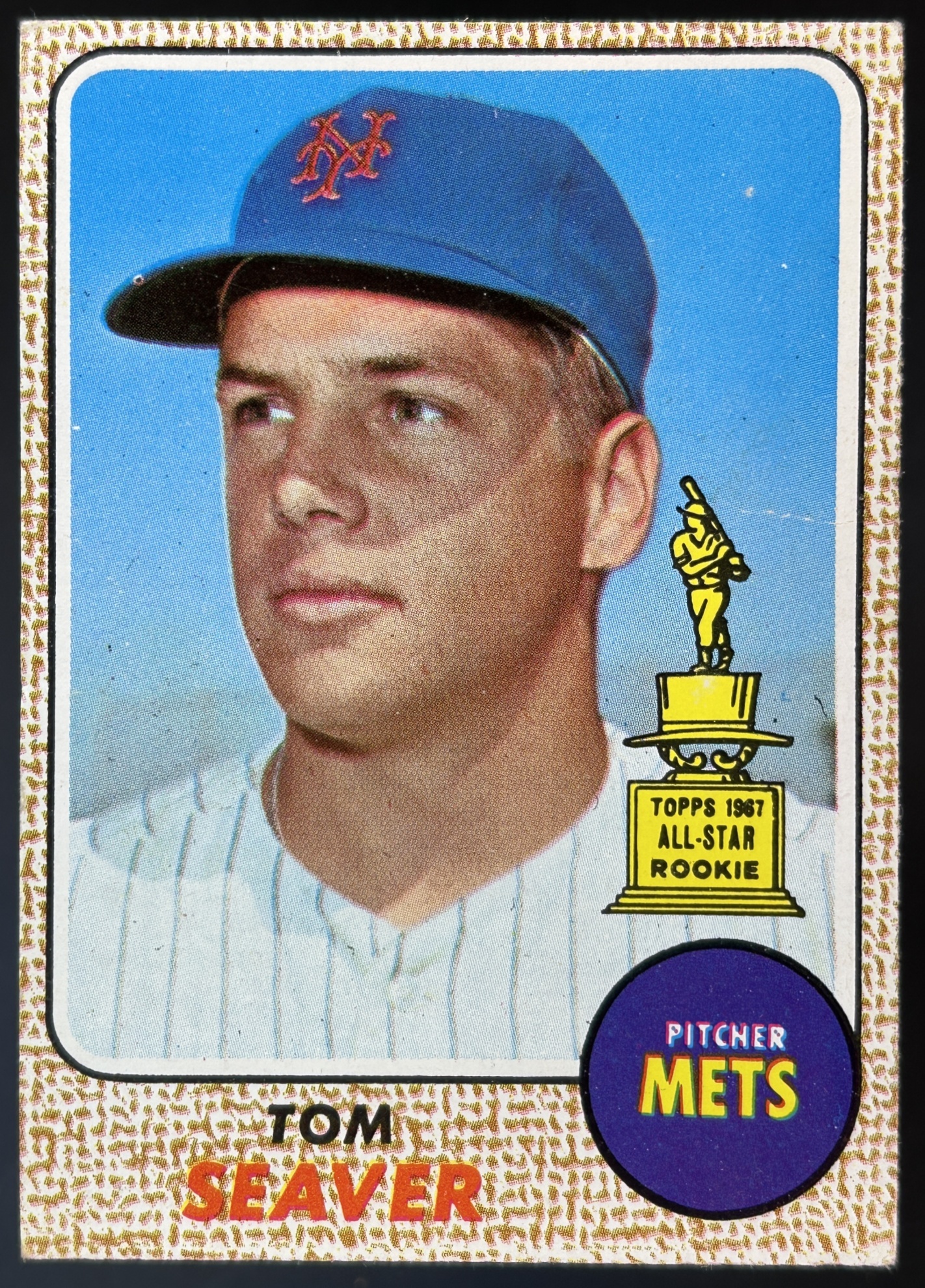 Card image for 1968 TOPPS TOM SEAVER #45 RC ROOKIE NEW YORK METS