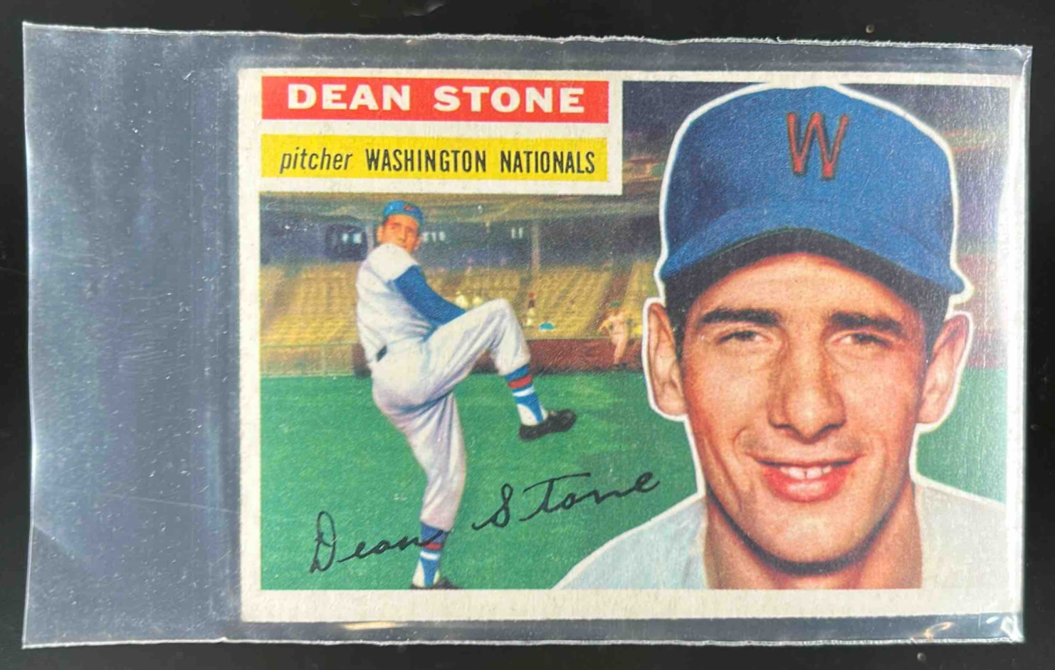 Card image for 1956 TOPPS BASEBALL DEAN STONE #87B