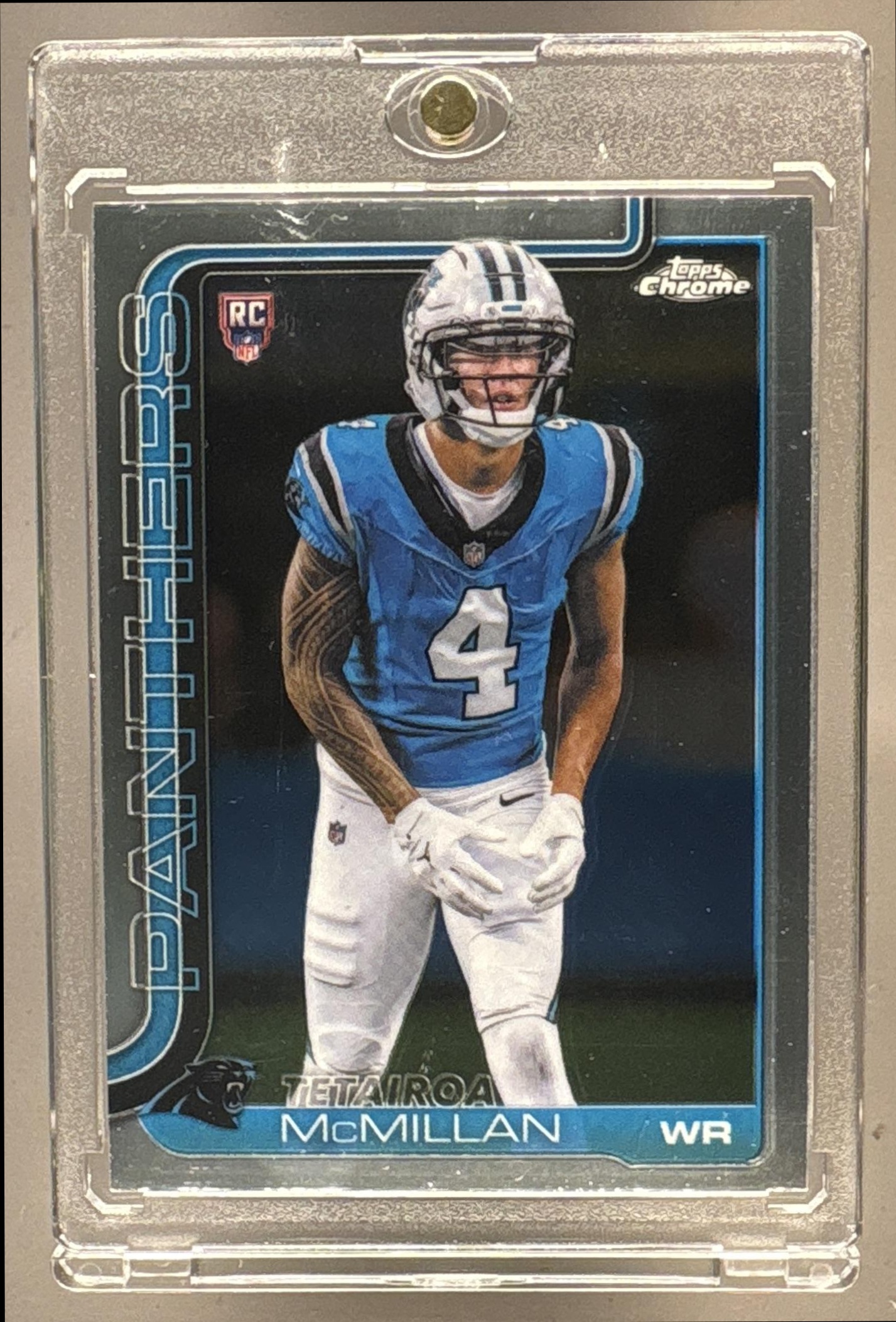 2025 TOPPS CHROME TETAIROA MCMILLAN #326 ROOKIE RC PANTHERS