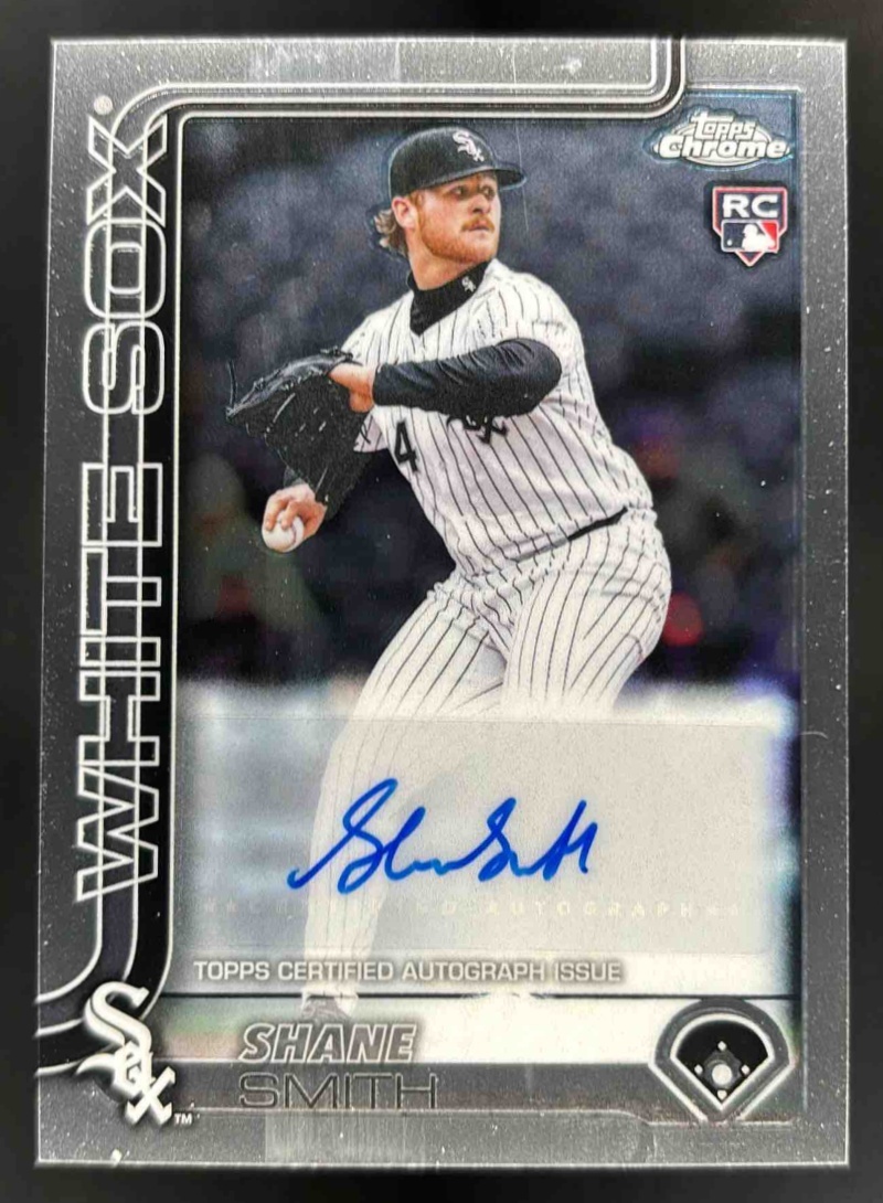 Card image for 2025 Topps Chrome Update Shane Smith Auto #AC-SS RC White Sox