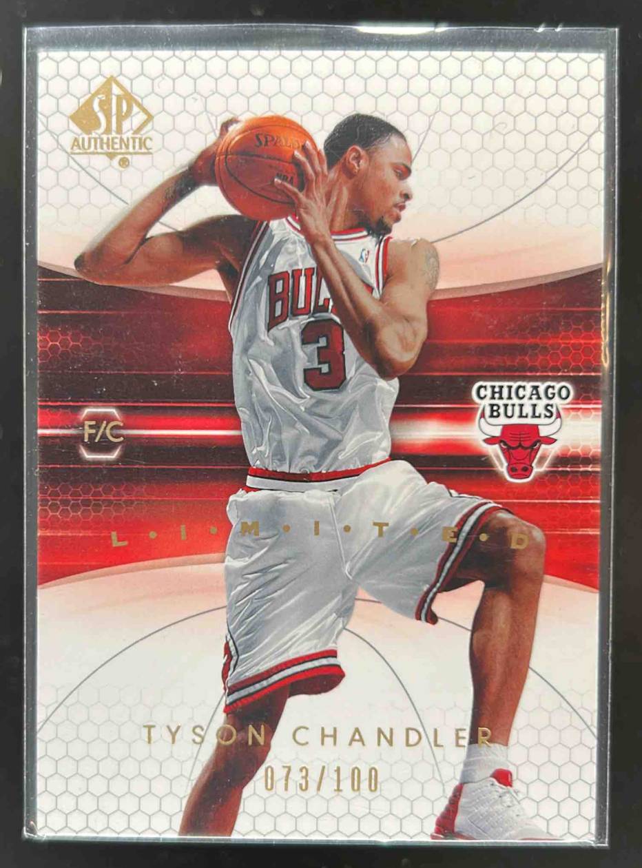 Card image for 2004-05 SP AUTHENTIC TYSON CHANDLER LIMITED /100 #12 CHICAGO BULLS
