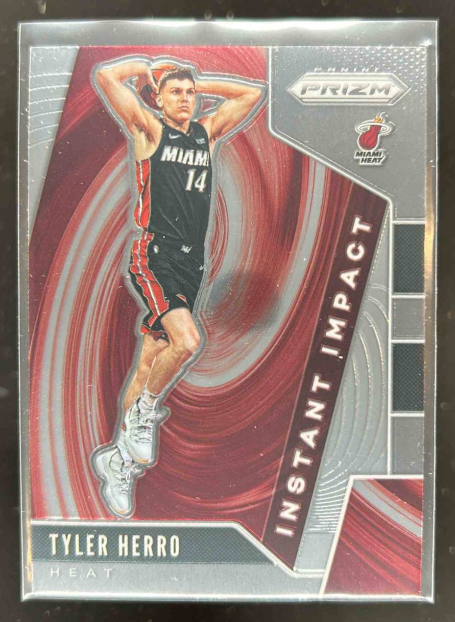 Card image for 2019-20 PANINI PRIZM TYLER HERRO #1 INSTANT IMPACT RC ROOKIE MIAMI HEAT