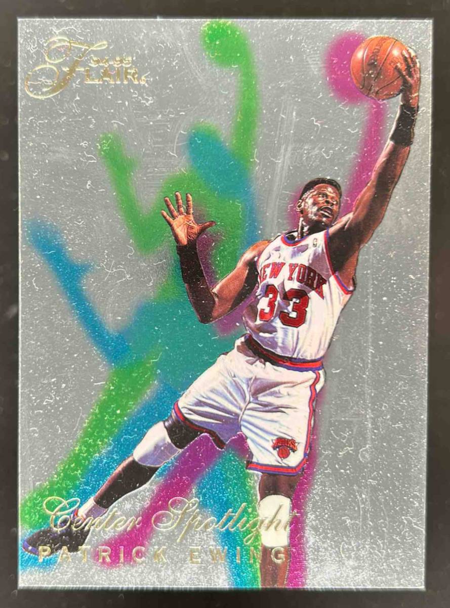 Card image for 1994-95 FLEER FLAIR PATRICK EWING #1 CENTER SPOTLIGHT NEW YORK KNICKS