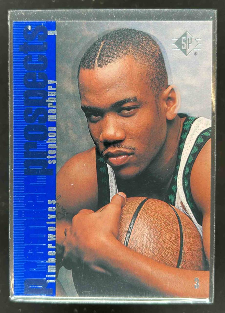 Card image for 1996-97 SP Stephon Marbury Premier Prospects Box Set #137 RC Rookie